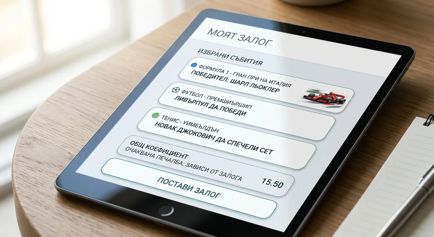 Чист build-a-bet фиш с три премислени условия за гран при