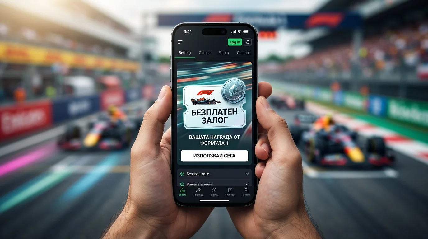 Безплатен залог freebet върху пазар с висок коефициент за Формула 1